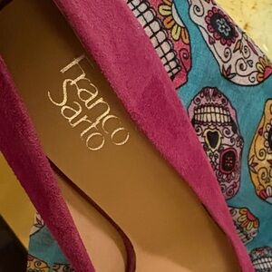 NWT! Franco Sarto Vibrant Pink Heels size 12